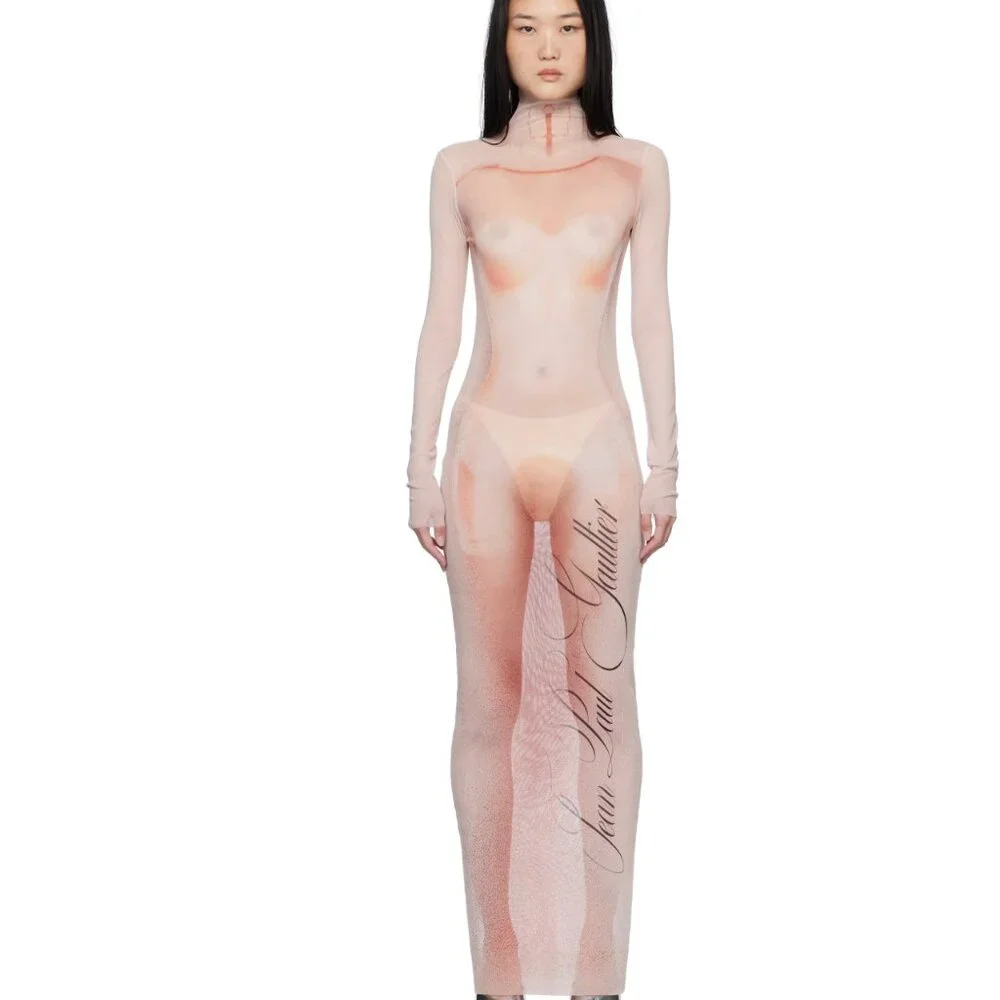Jean Paul Gaultier 'Le Classique' Long Maxi Dress - Picture 1 of 4
